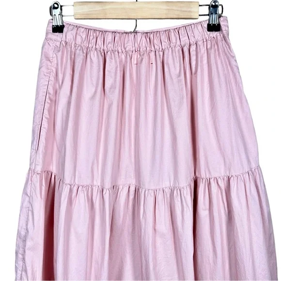 XiRENA Pink Tiered Midi Skirt - Picture 5 of 9